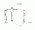 EXTRACTOR FORZA SERIE 2400 DE 2 PATAS
